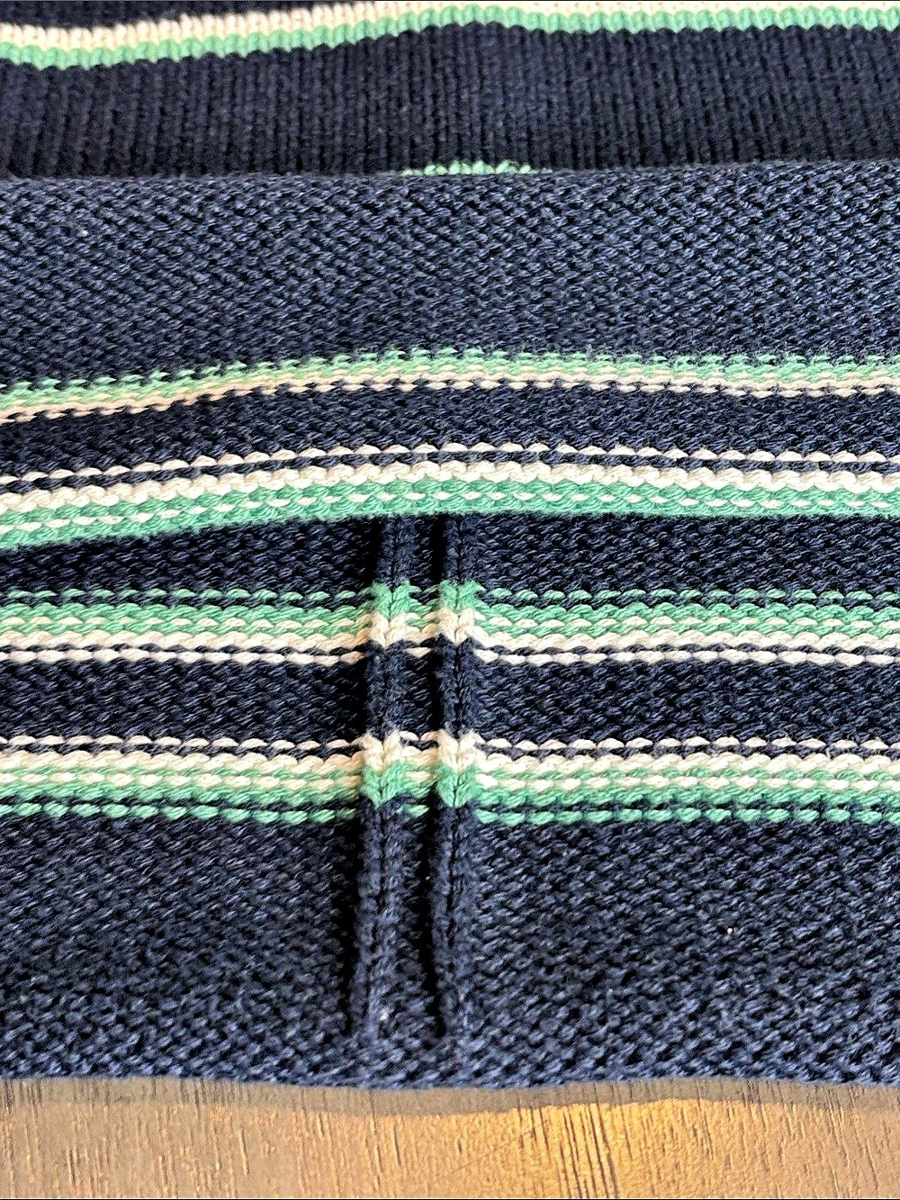 J.Crew Striped Cotton Rollneck Sweater Size XS - Picture 12 of 12